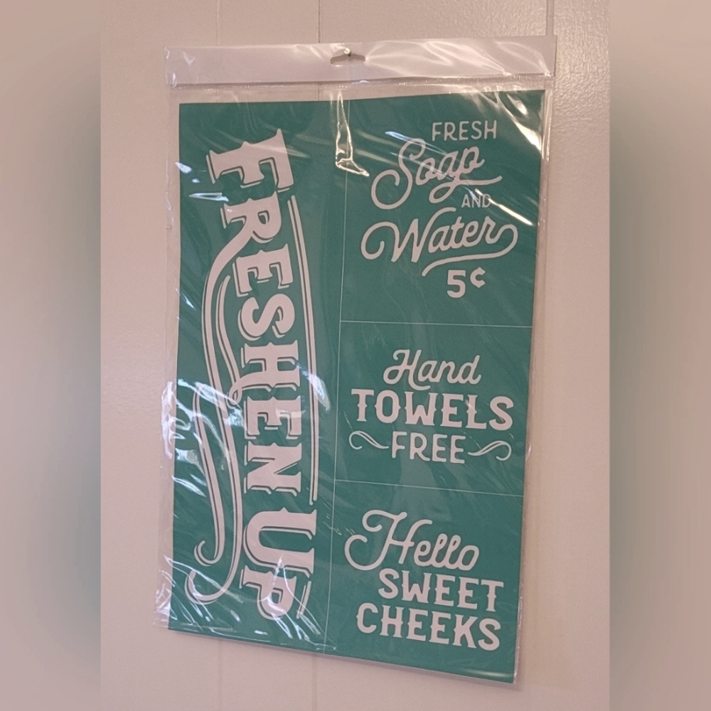 NEW Chalk Couture Reusable Transfer Freshen Up Retired
